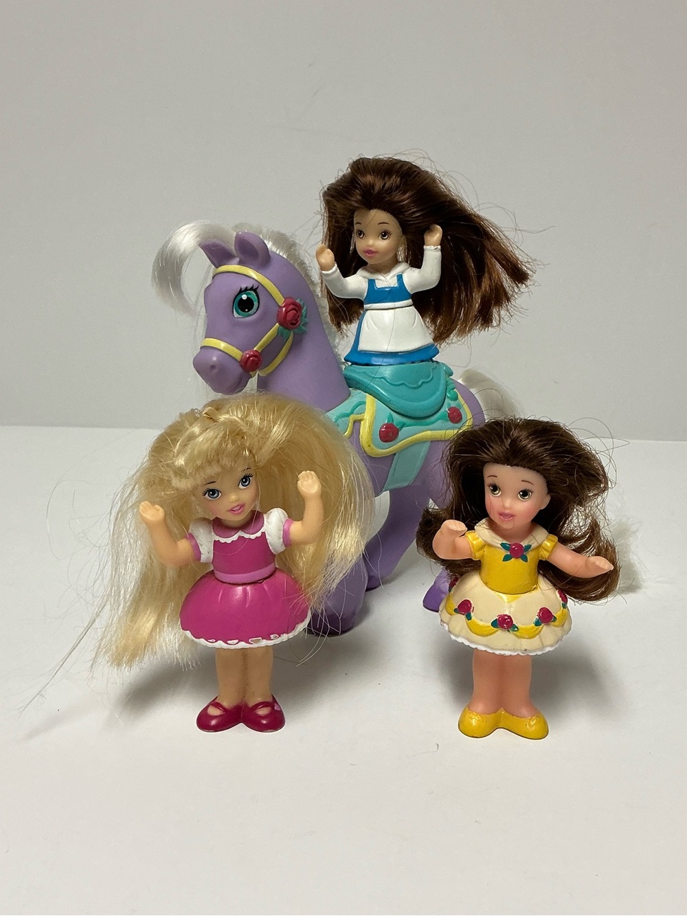 My First Disney Princess Vintage Mini Dolls - Aurora, Belle & Rose Petal Horse